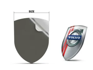 Volvo Emblemas Silicona Auto Resistentes Alta Calidad Profesional